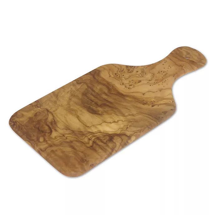 Berard Olive Wood Cutting Board with Handle | Bed Bath & Beyond