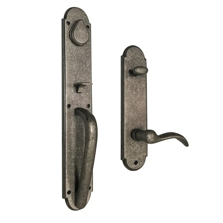 Stepped Arch Lower Half Handleset with Door Lever | Wayfair North America