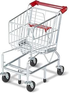 Melissa & Doug Toy Shopping Cart With Sturdy Metal Frame | Amazon (US)