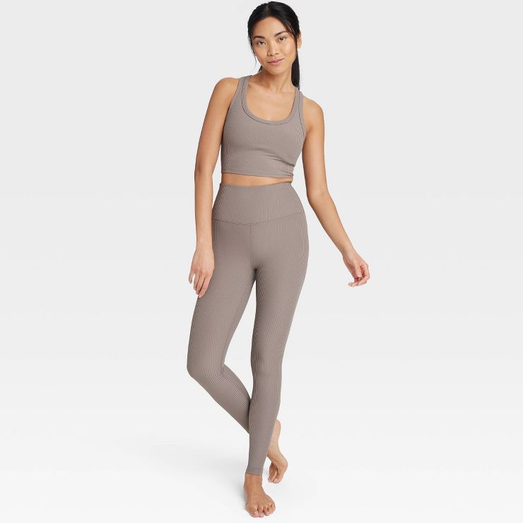 Women's Ultra High-Rise Rib Leggings - All in Motion™ | Target