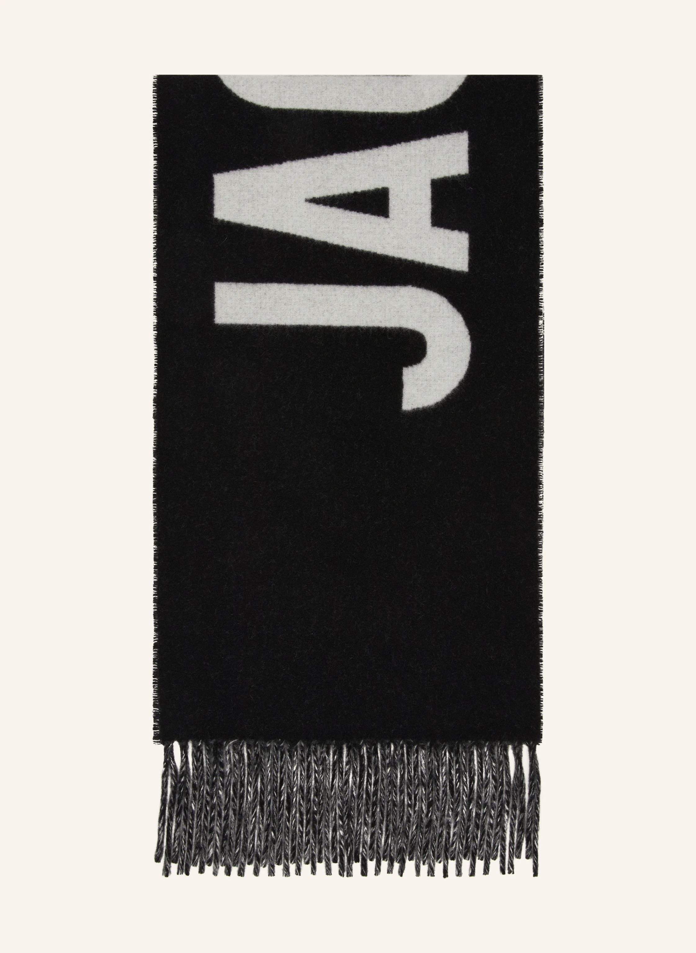 JACQUEMUS Schal in dunkelbraun / hellgrau | Breuninger (DACH)