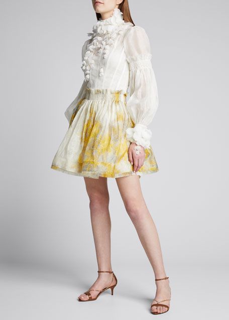 Zimmermann Botanica Wattle Flip Skirt | Bergdorf Goodman