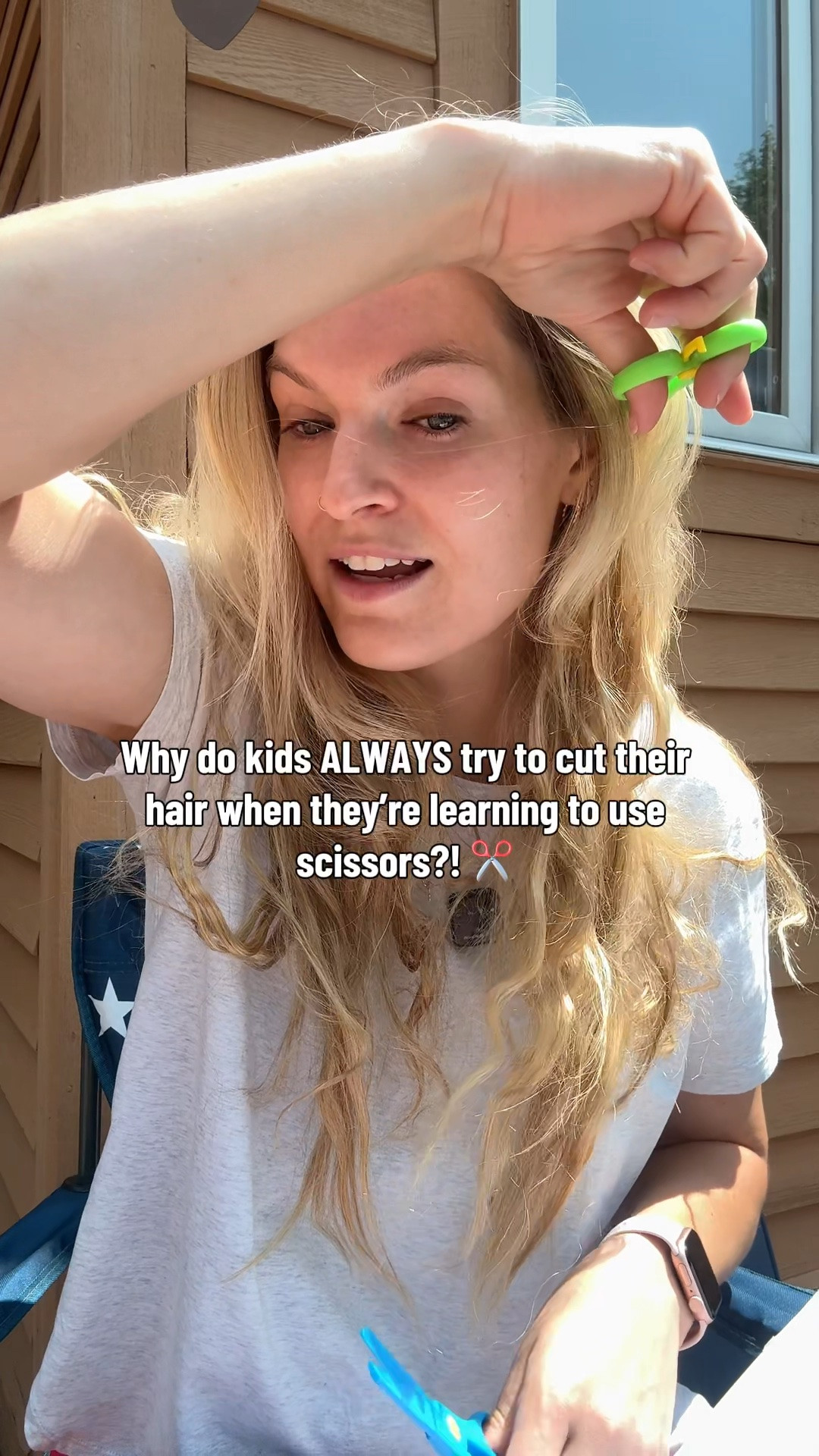Scissors that won’t cut hair so they’re perfect for young kids to work on scissor skills!

#LTKKids #LTKmomlife