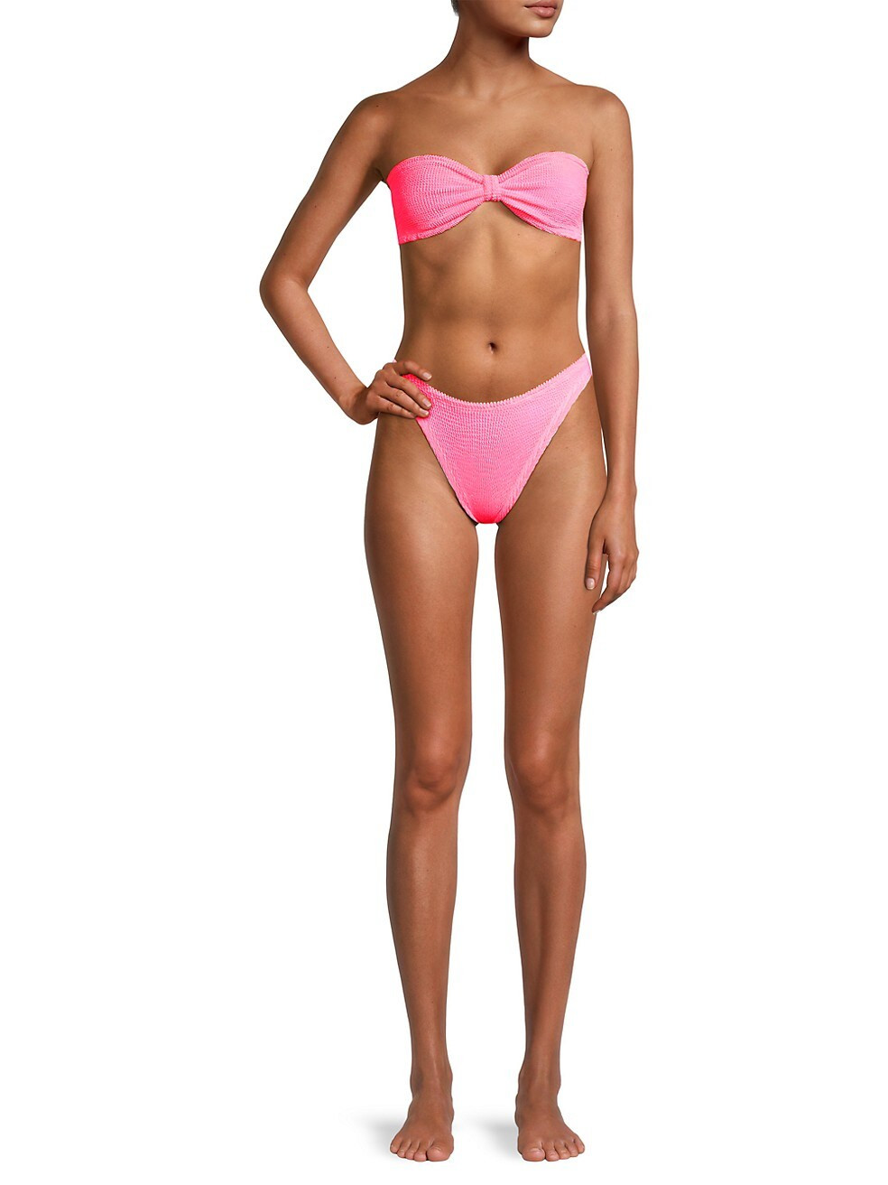 Hunza G Jean Bow Two-Piece Bikini Set | Saks Fifth Avenue