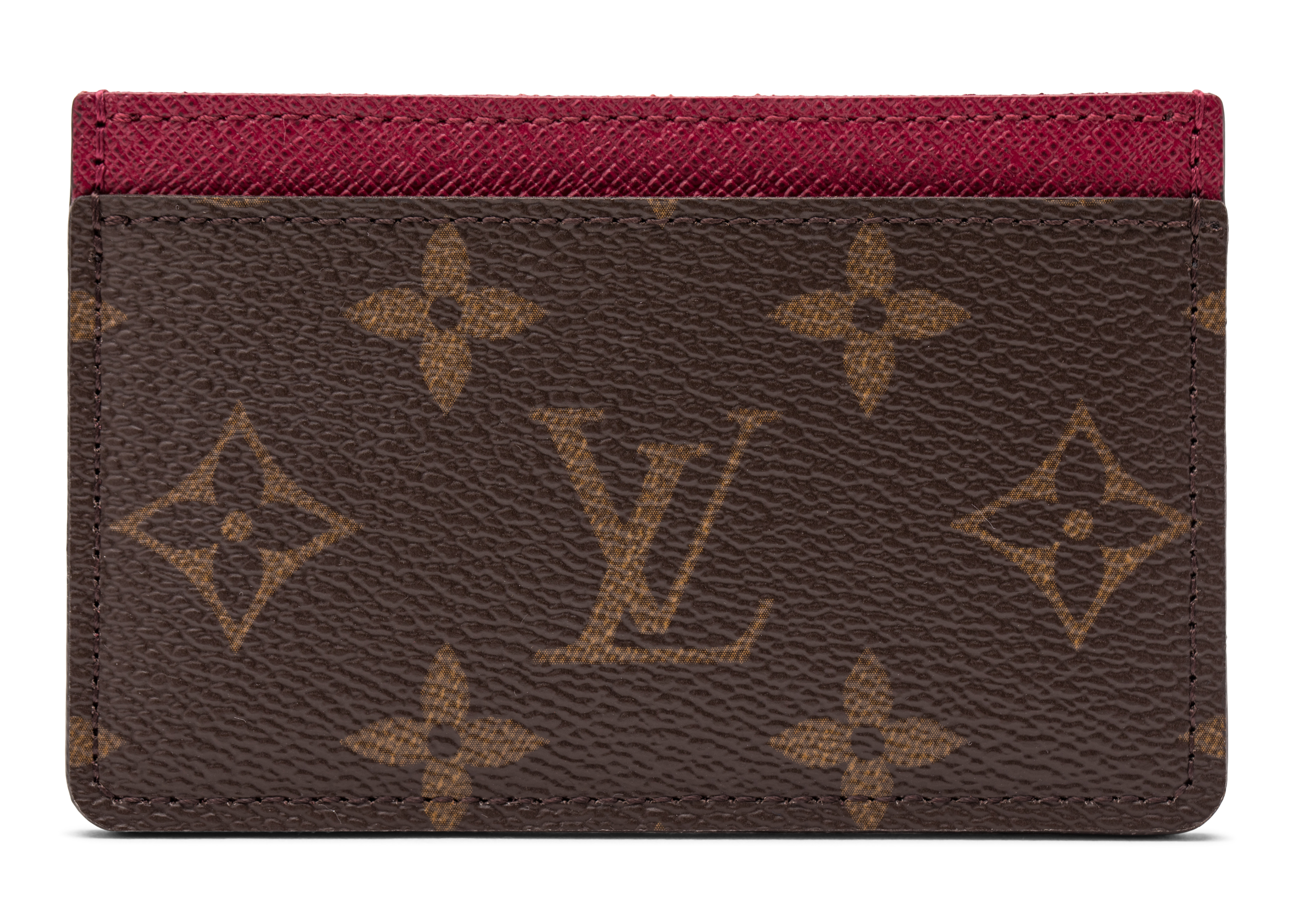 Women's Louis Vuitton Card Holder Monogram in Fuchsia | StockX