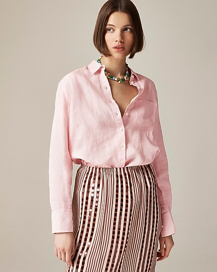 Garçon classic shirt in Baird McNutt Irish linen | J. Crew US