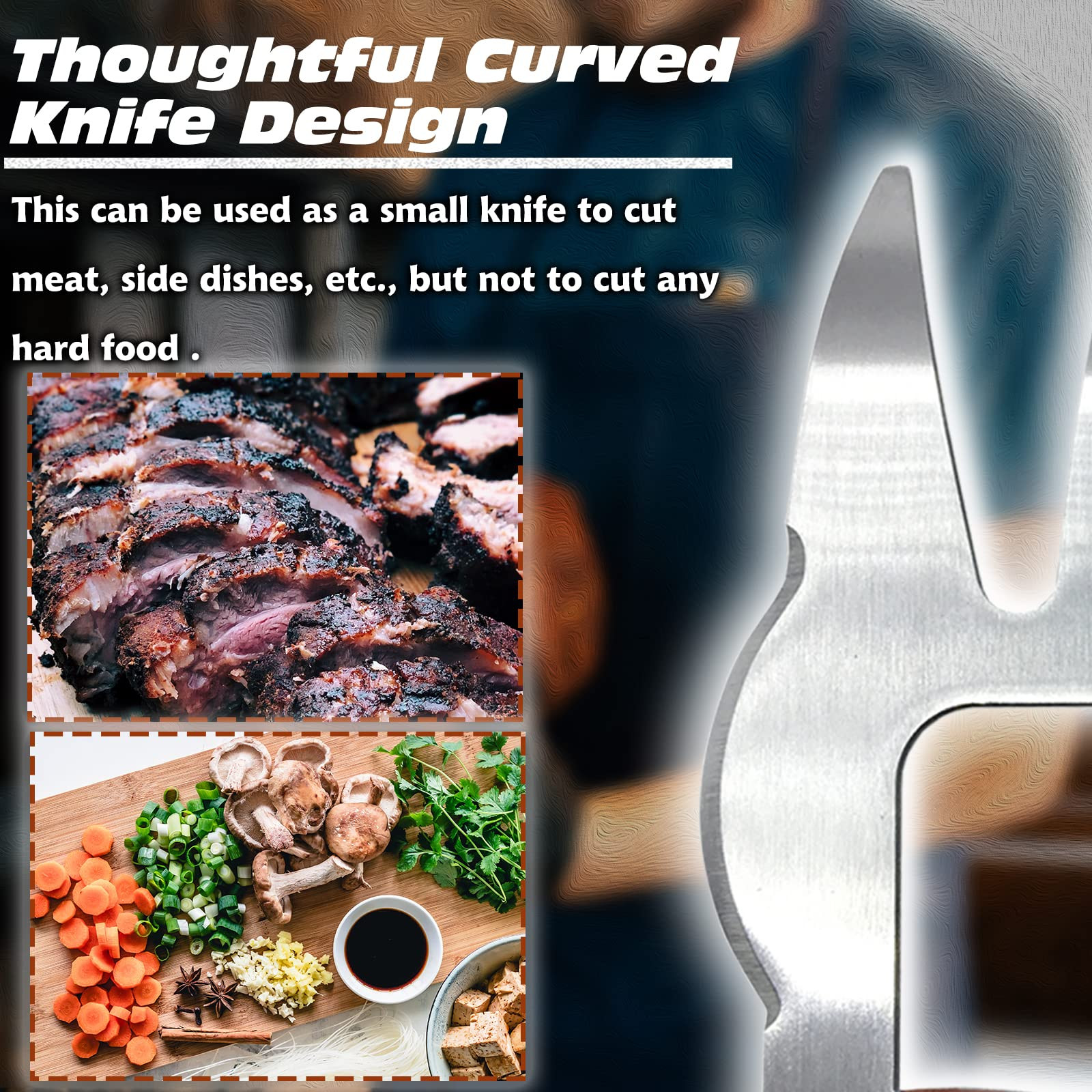 LOPE & NG Meat Handler Shredder Claws Set Of 2 - Wood Stainless Steel BBQ Pulled Pork Paws For Sh... | Amazon (US)