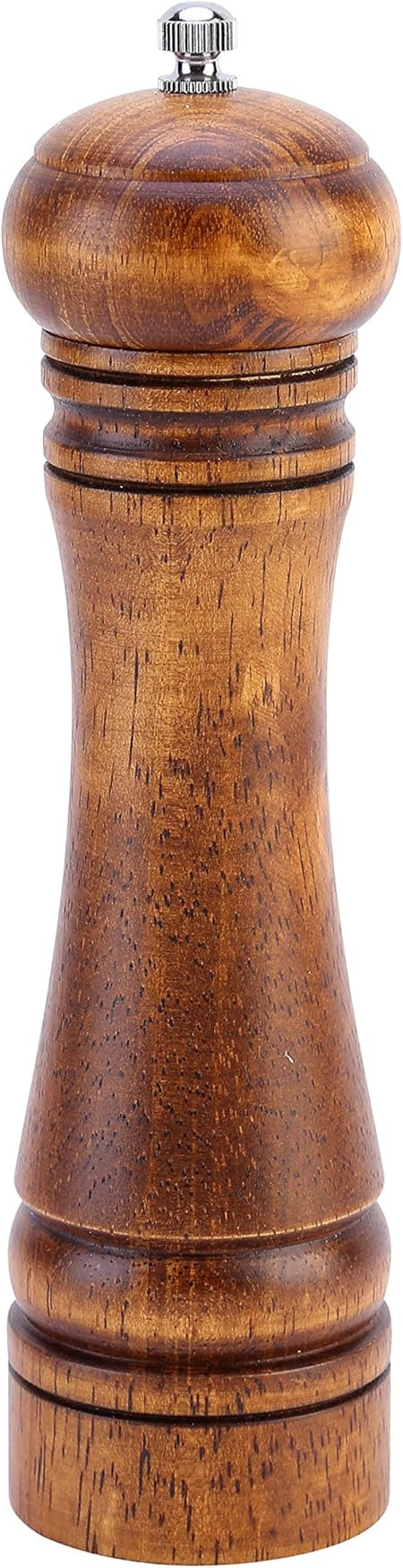 Oak Wood Spice Pepper Mills - Pepper and Salt Grinders, Pepper Shaker with Ceramic Grinding Mecha... | Amazon (US)