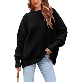 Black Chunky Sweater | Amazon (US)