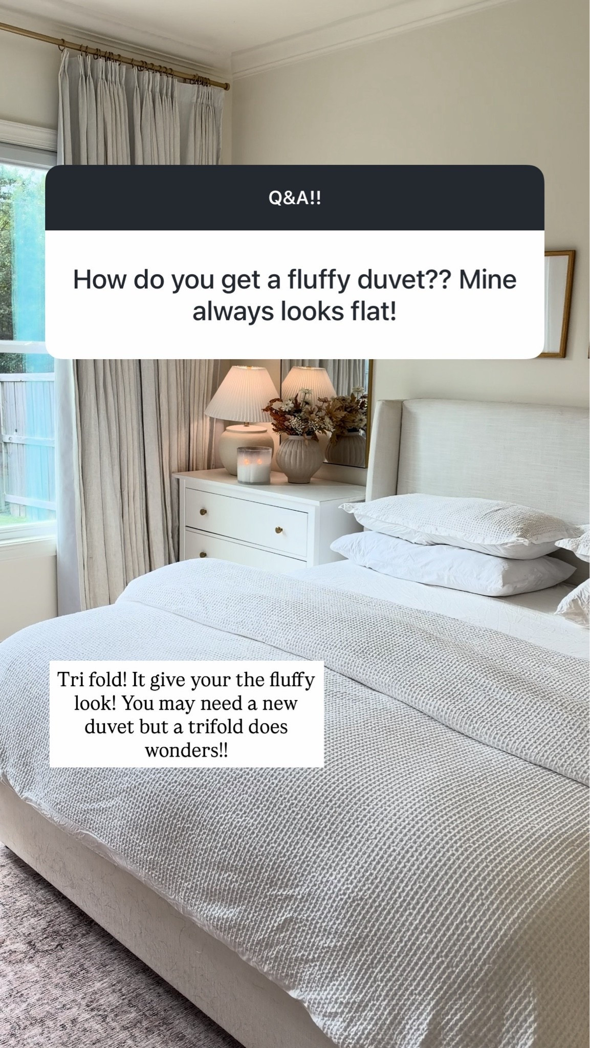 Fluffy bedding!!