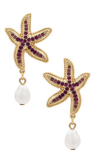 Leo Earrings in Gold Multi | Revolve Clothing (Global)