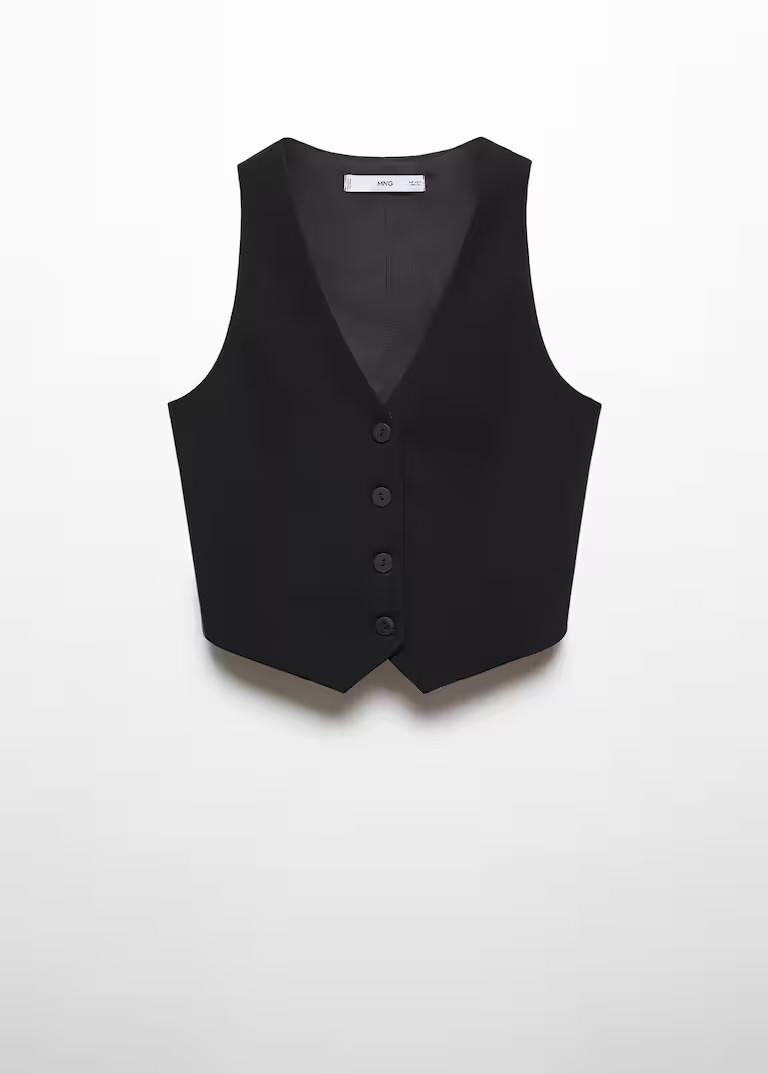 Suit waistcoat with buttons -  Woman | Mango Canada | Mango Canada