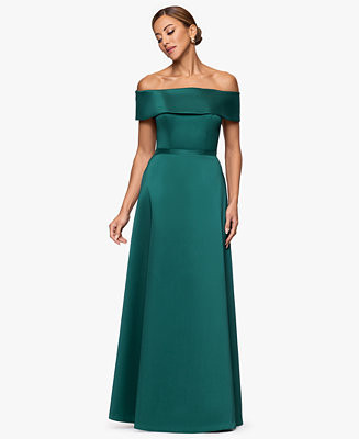 Women's Off-The-Shoulder Long Dress | Macy's