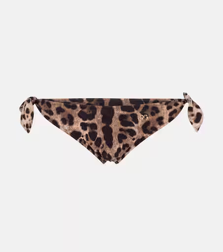 Leopard-print bikini bottoms | Mytheresa (UK)