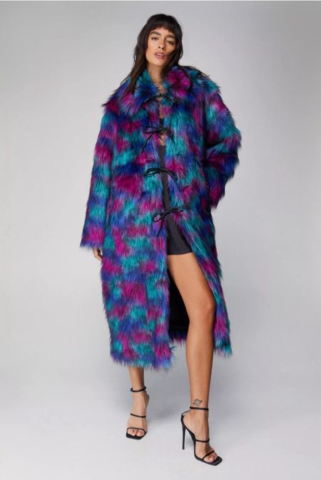 Premium Patterned Faux Fur Longline Coat
Is $104.00 (61% OFF), was $270.00 

#LTKsalealert