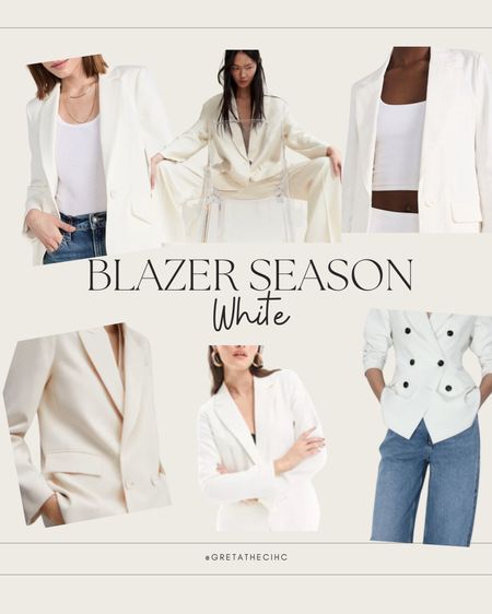 Blazer season white editionn

#LTKover40 #LTKworkwear #LTKeurope