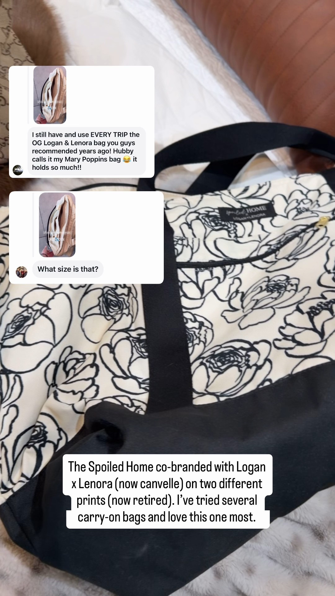 Large weekender bag 

#LTKTravel