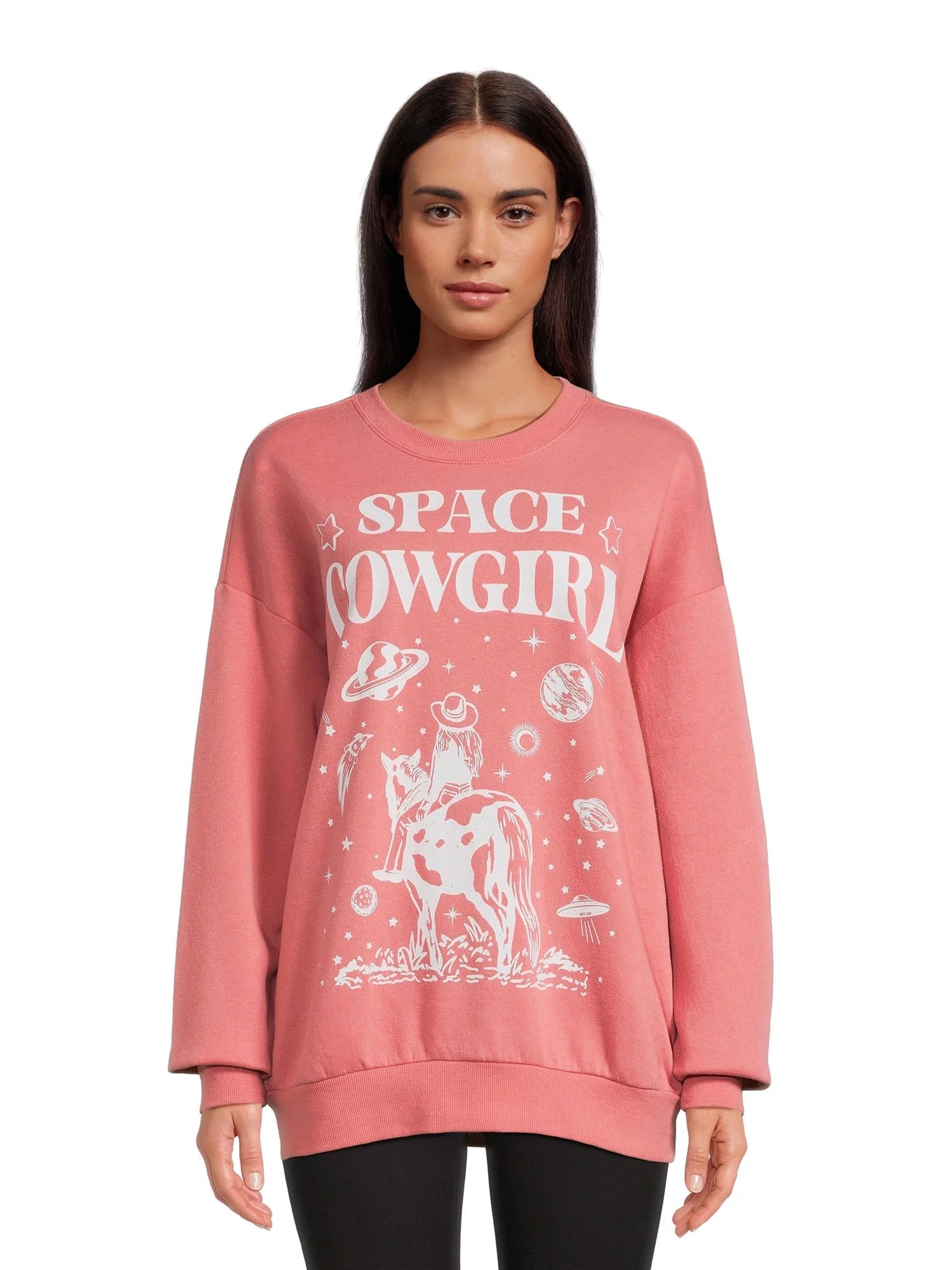 Self Esteem Juniors' Graphic Pullover Sweatshirt | Walmart (US)
