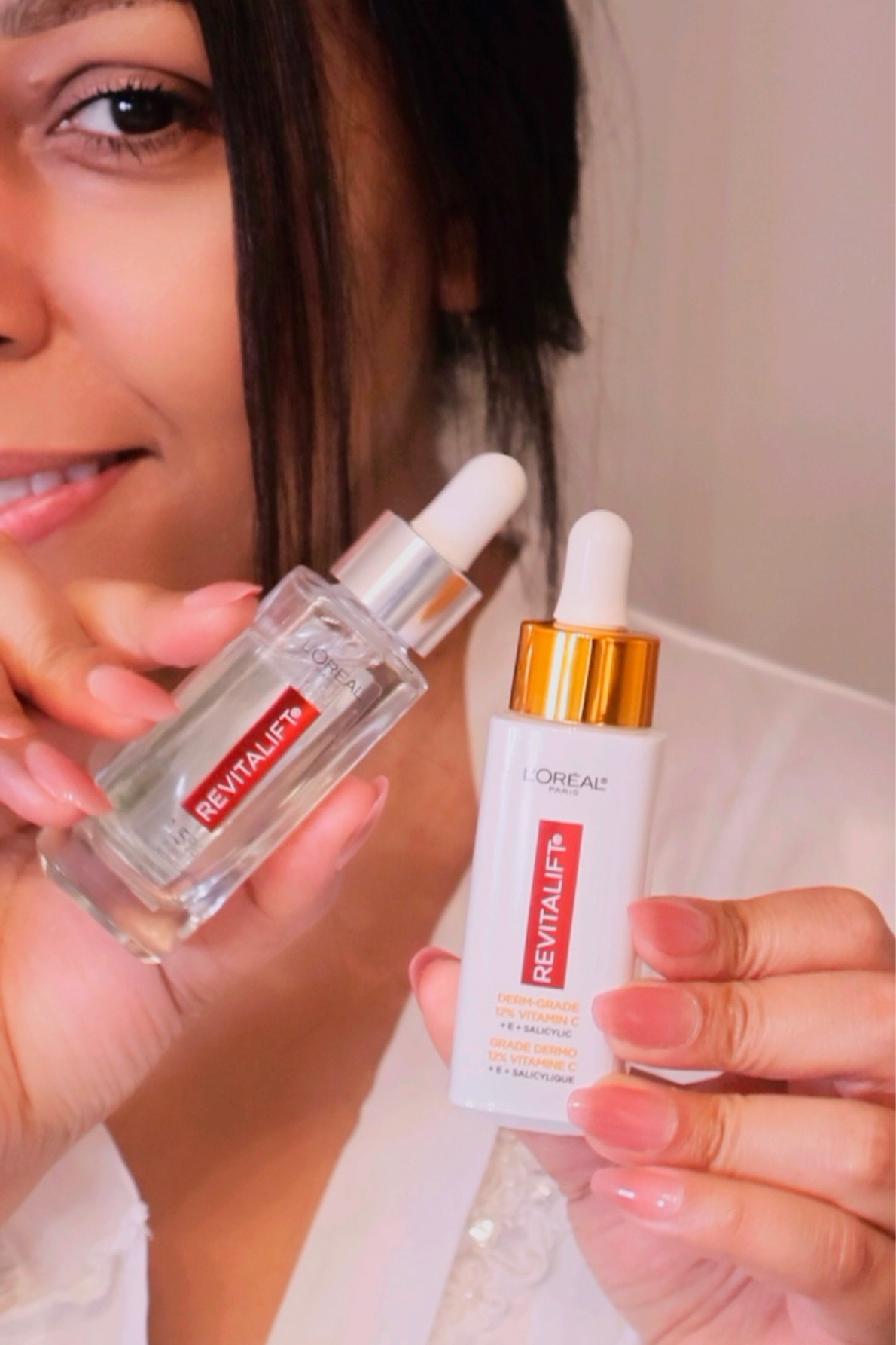 ✨ L'Oreal Paris Revitalift 12% Vitamin C + E + Salicylic Serum. 

This powerful serum not only brightens my complexion but also helps with skin texture and blemishes. Talk about a multitasker!

Next, I give my skin an extra boost of hydration with the L'Oreal Paris Revitalift Derm Intensives Hyaluronic Acid Serum. This little gem locks in moisture, plumps up my skin, and leaves it feeling so smooth and supple. Trust me, it's a total game-changer!

#SelfCareRoutine #MorningRoutine #SkincareGoals #skincareroutine #over30skincare #over40skincare #hydratedskin #everydayskincare #plumpskin #glowyskincare #homepampering #skincaretips #beautyreview #Ltkbeauty #healthyskin

#LTKFind #LTKsalealert