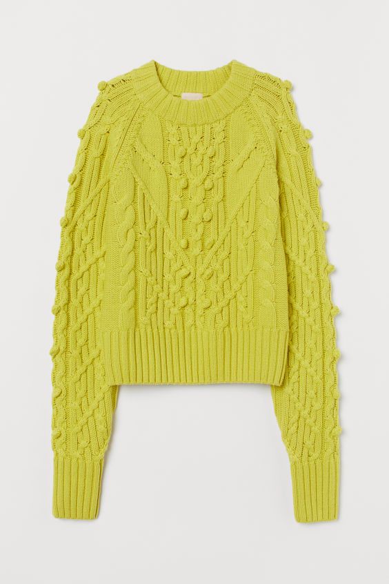 Cable-knit wool-blend jumper | H&M (UK, MY, IN, SG, PH, TW, HK)