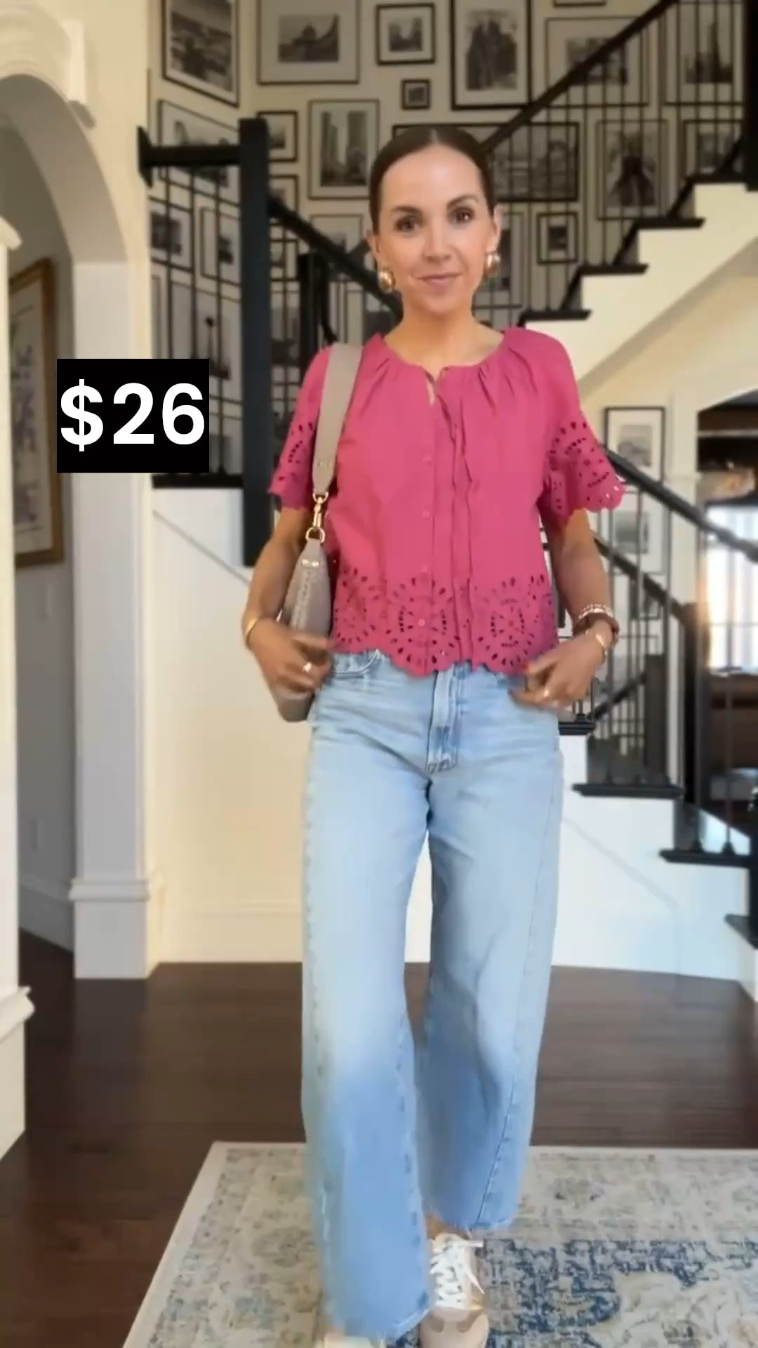 @Target better than basic top is 25% off! Wearing my true size! 

#LTKootd #LTKspringtrends #LTKSaleAlert