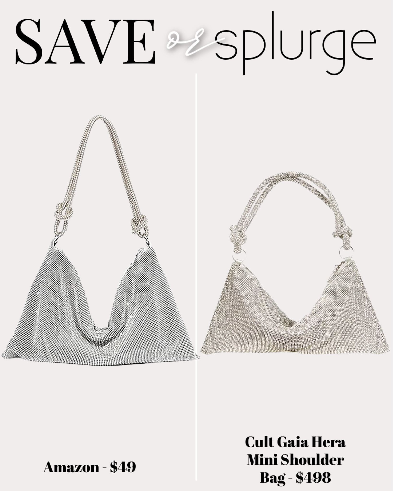 Save vs splurge, look for less with this option on Amazon! 

#LTKunder50 #LTKitbag #LTKstyletip