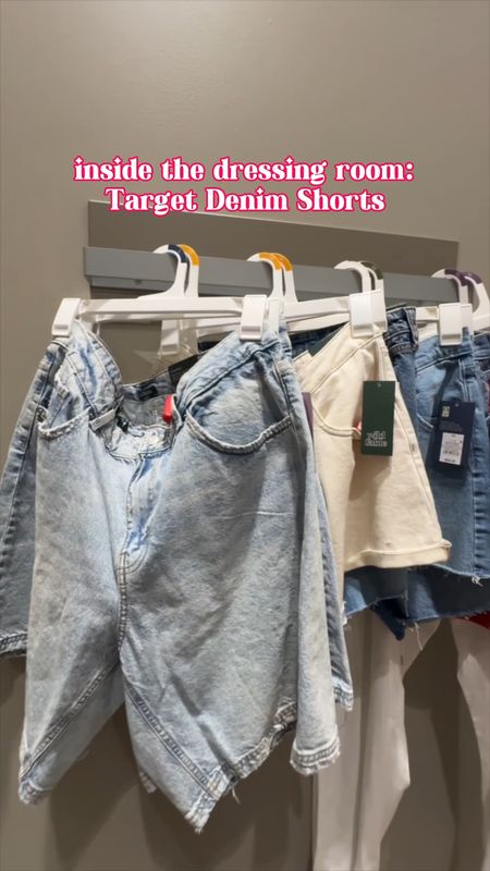 Trying on Target denim shorts for summer 2024 ☀️ size mostly 14, but first pair was 16 and last pair of denim was 12! My measurement are as follows: Bust: 39” Waist: 33” Hips: 47” 

#LTKStyleTip #LTKPlusSize #LTKMidsize