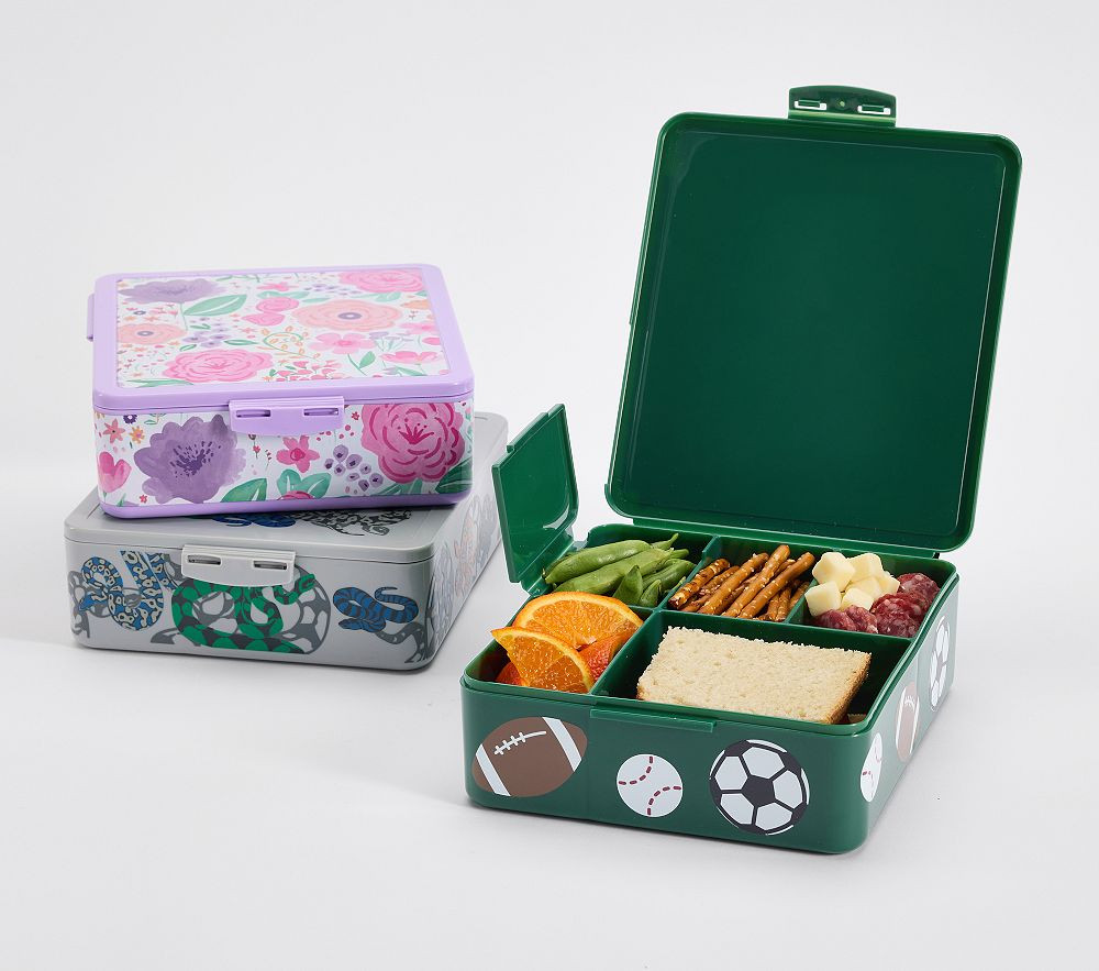 Mackenzie All-in-One Printed Bento Box | Pottery Barn Kids