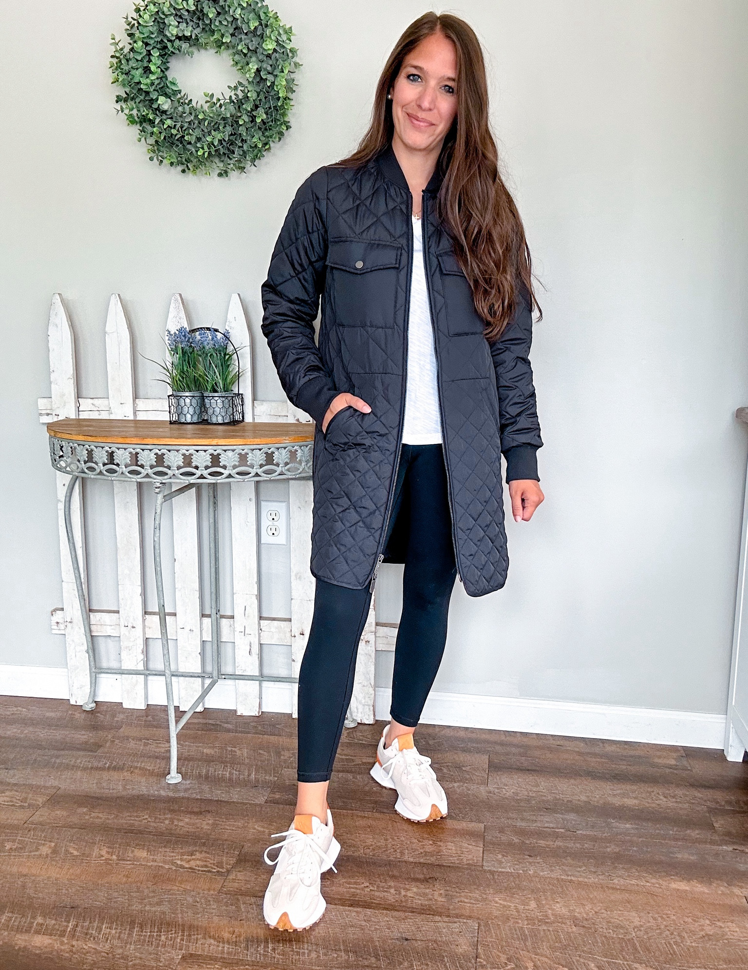 NSale basics! This jacket is last years version but similar to this years. Four colors. Wearing XS 
Tee XS 
Sneakers tts 

#LTKSaleAlert #LTKSummerSales #LTKxNSale