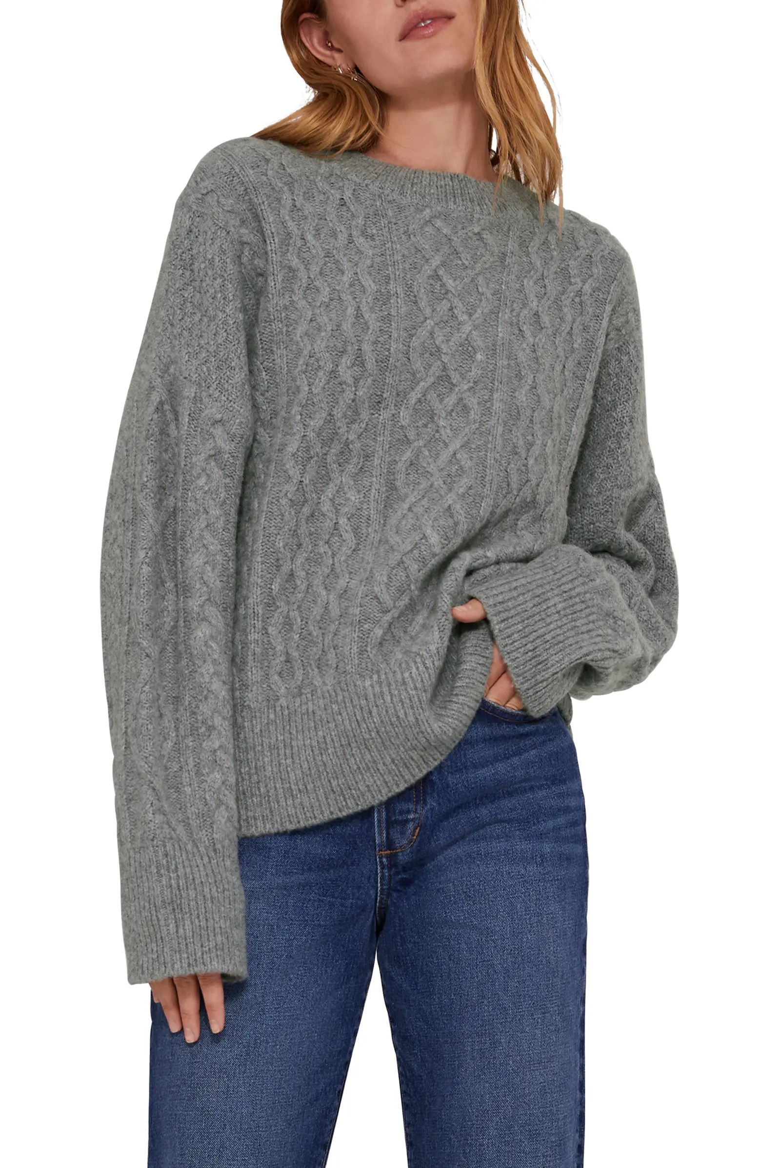 Favorite Daughter Oversize Cable Knit Sweater | Nordstrom | Nordstrom