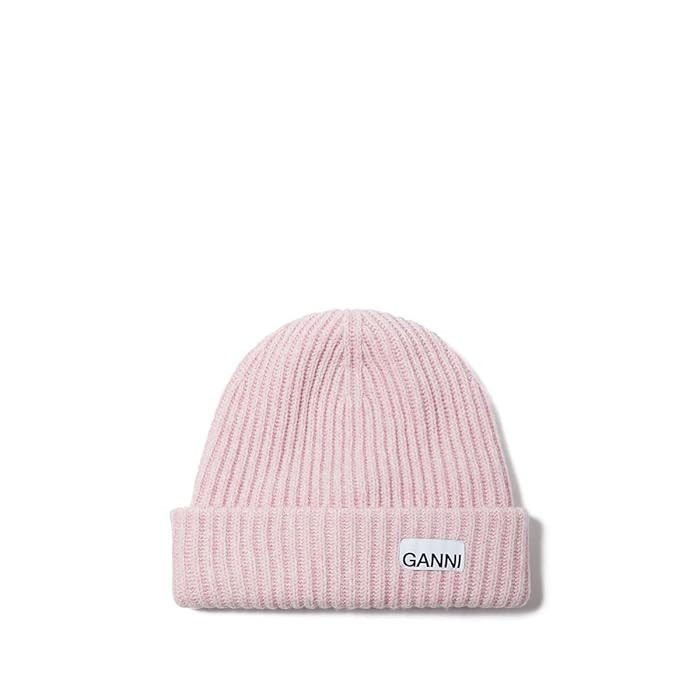 GANNI Women's Structured Rib Beanie (Lilac Sachet) | Zappos