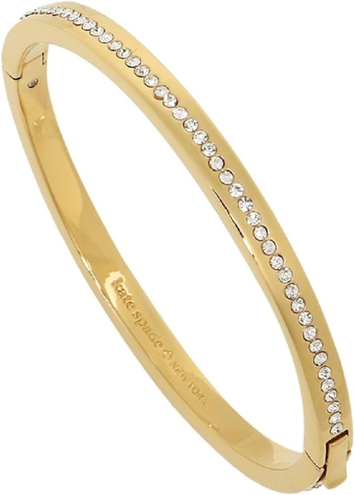 Kate Spade Ring It Up Pave Bangle Bracelet Gold/Clear | Amazon (US)