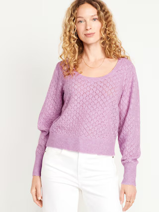 Pointelle Sweater | Old Navy (US)