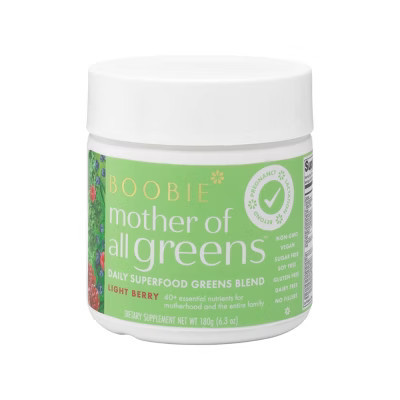 Boobie Mother of All Greens Supplement Powder - 30ct | Target