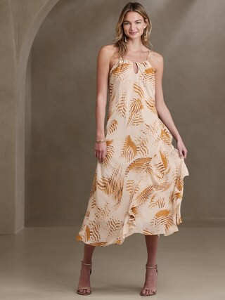 Ruffle Maxi Dress | Banana Republic Factory