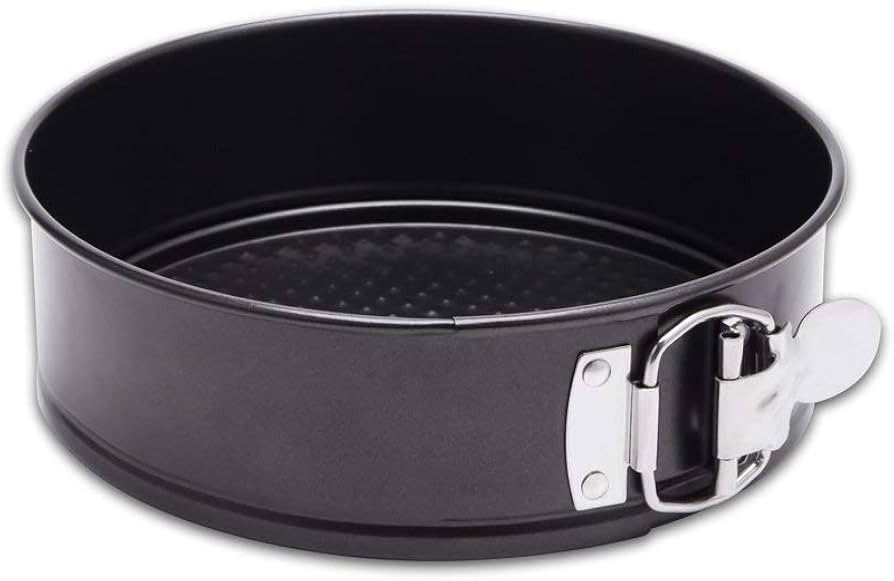 HIWARE 10 Inch Non-stick Springform Pan with Removable Bottom/Leakproof Cheesecake Pan with 50 Pc... | Amazon (US)