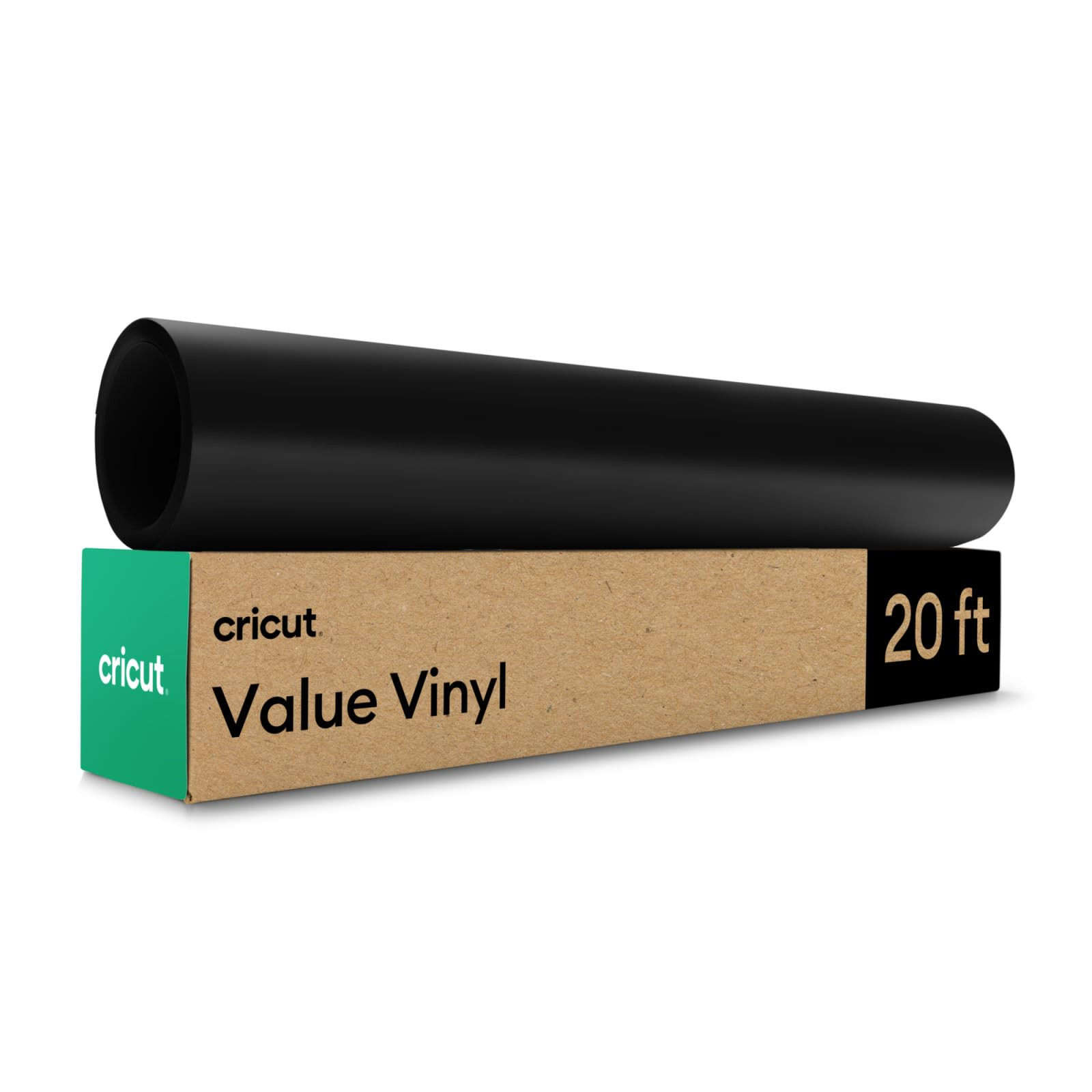 Cricut Value Permanent Vinyl, Matte Black (12in x 20ft Roll) | Amazon (US)