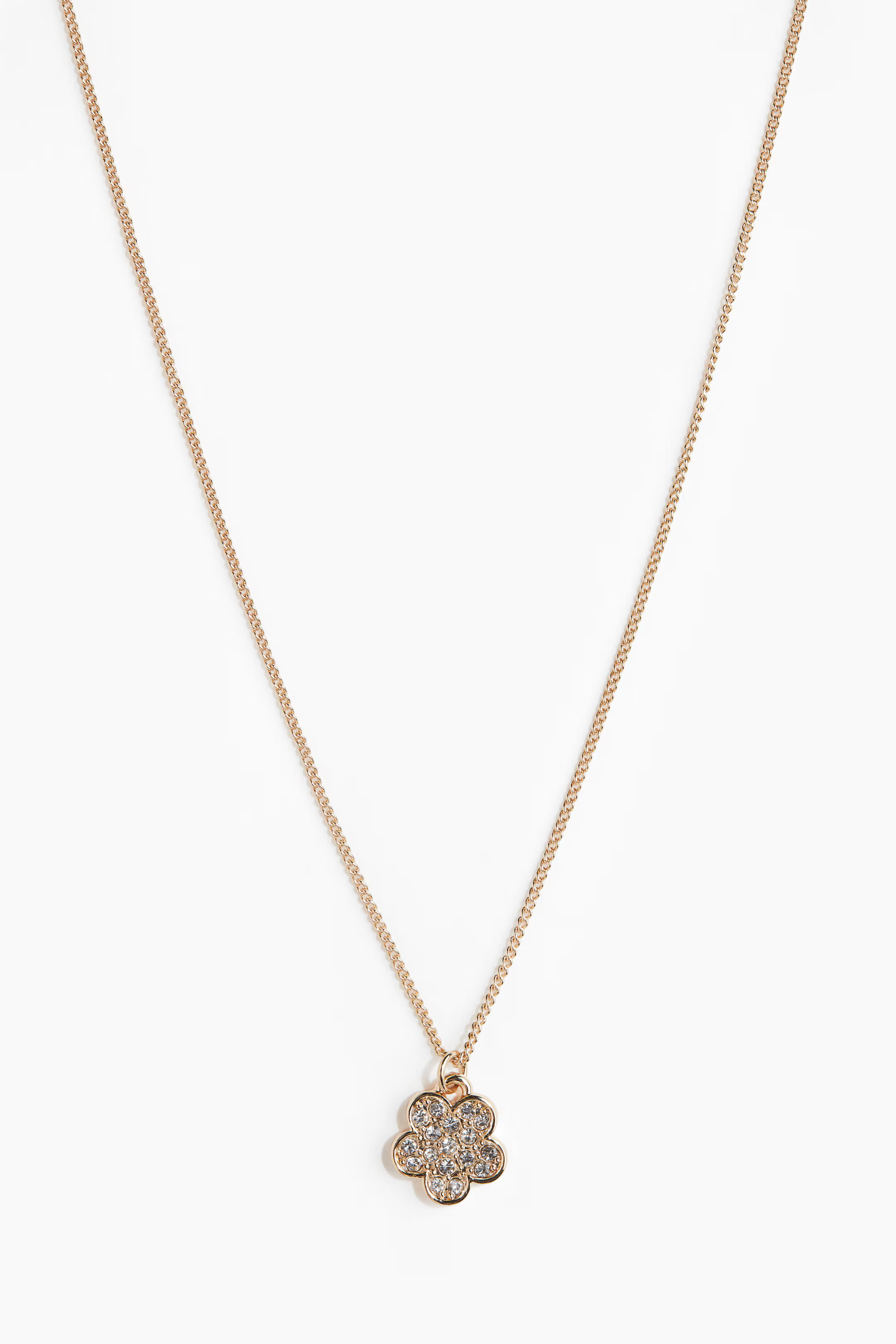 Rhinestone-pendant necklace | H&M (UK, MY, IN, SG, PH, TW, HK)