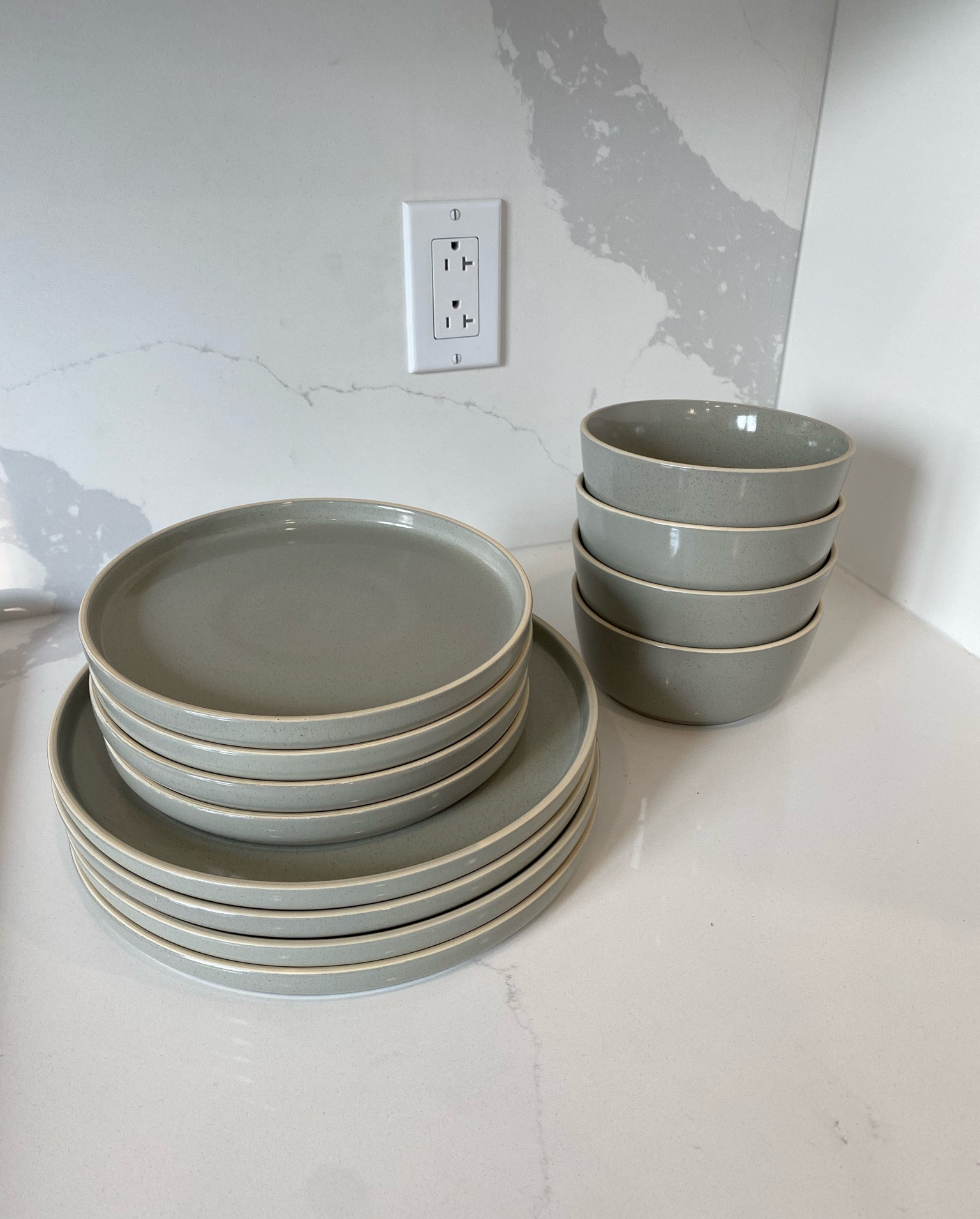Neutral dinnerware set from Walmart! #LTKhome #walmart #dinnerware 