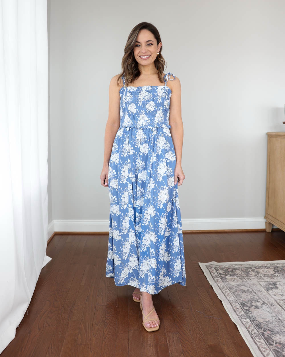 Petite-friendly Spring break outfit ideas for a beach vacation!

Outfit 1:
Blue and white (Walmart): xs - adjustable tie straps, roomy at the top on me.
Heels (Dolce Vita)

Outfit 2:
White button down (Old Navy): petite xs
Linen shorts (J.Crew): xxs - unlined
White tank top (Quince): xs
Sandals (DV): true to size

Outfit 3:
Swim cover-up (Target): xs
Swimsuit (Target): xs
Sandals (DV): tts
Hat (Brixton): small

My measurements for reference: I’m 4’10” and 105lbs. My bust, waist, and hip measurement is 32”, 24”, and 36”.

#LTKSaleAlert #LTKPetite #LTKSeasonal