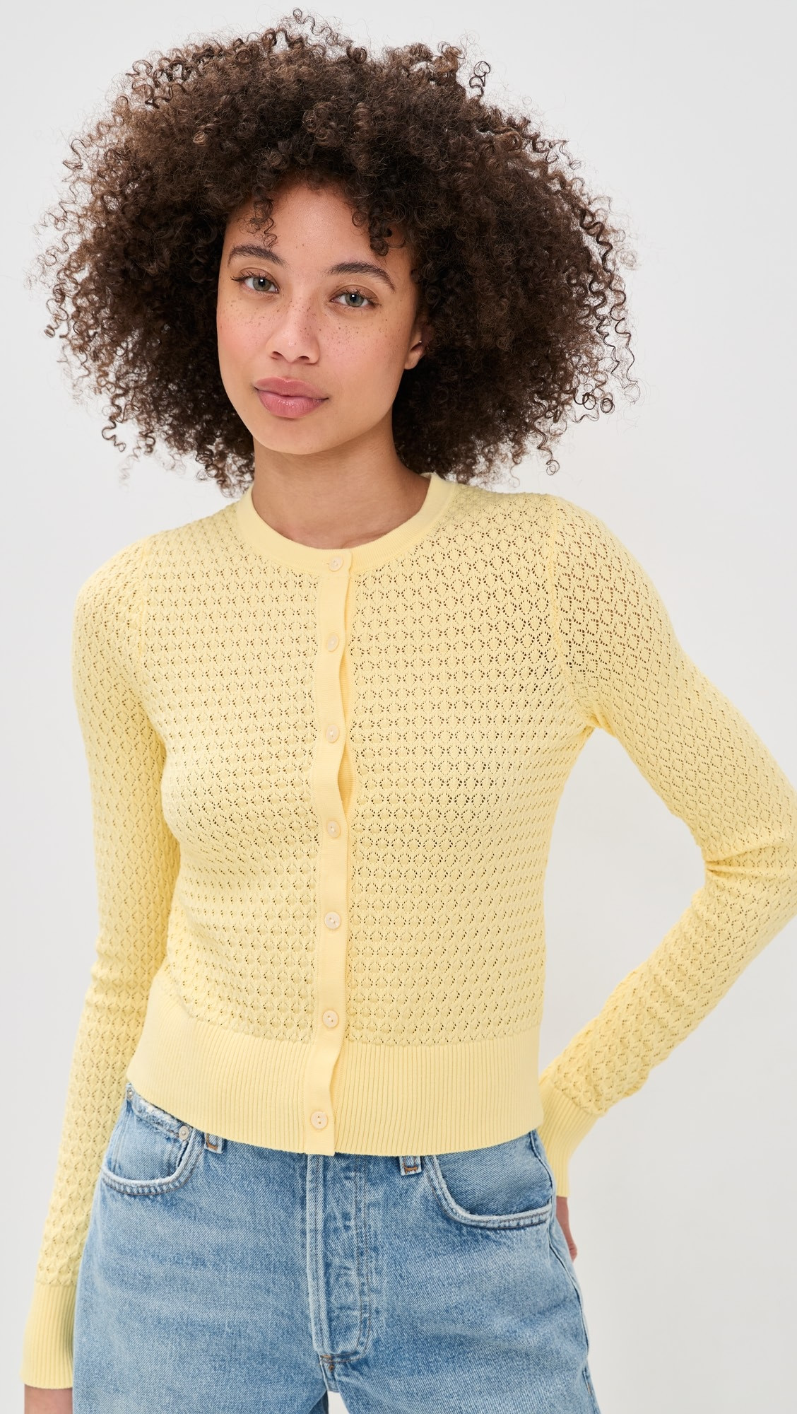 The Pointelle Dani Cardigan | Shopbop