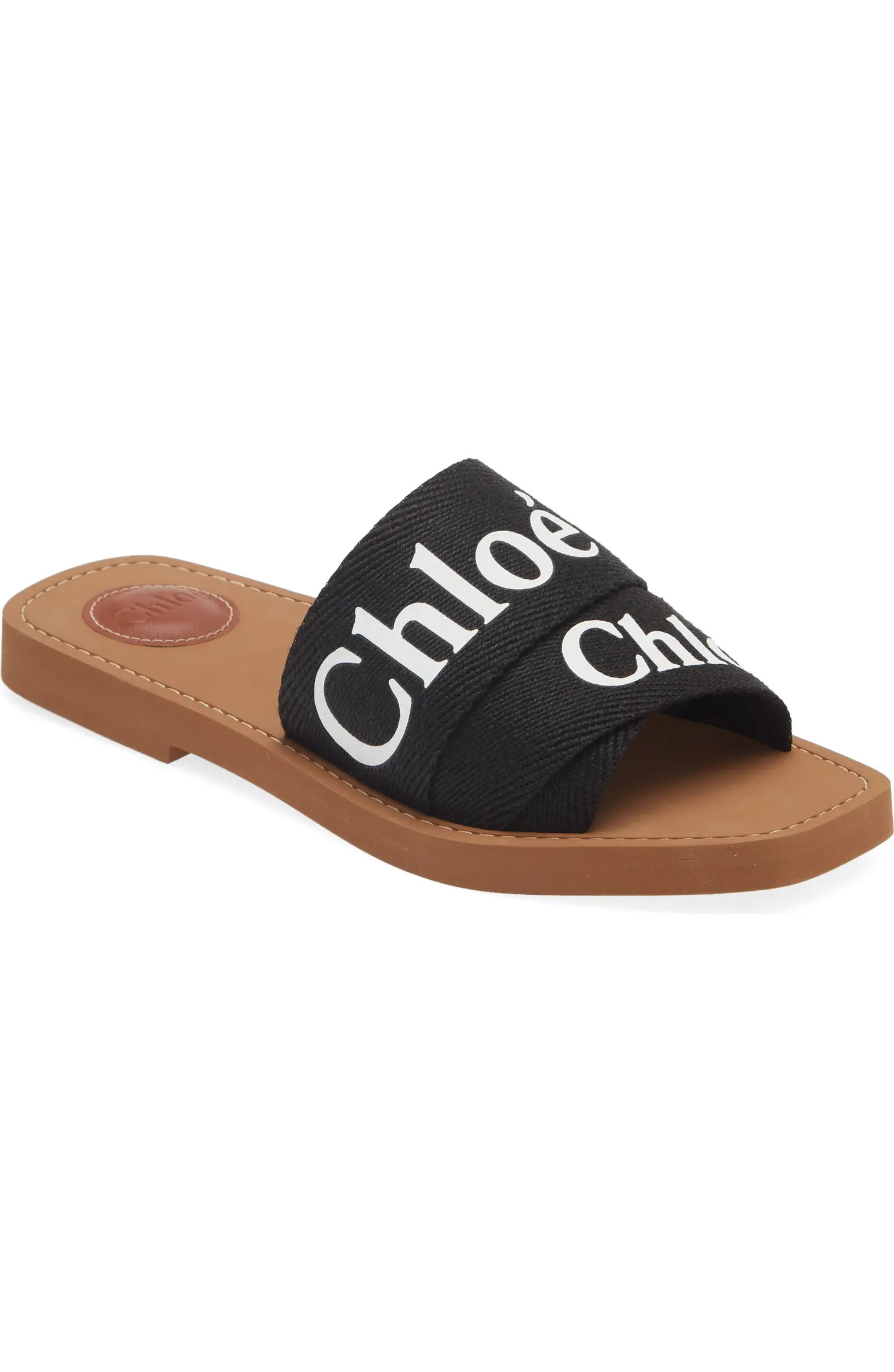 Woody Logo Slide Sandal (Women) | Nordstrom