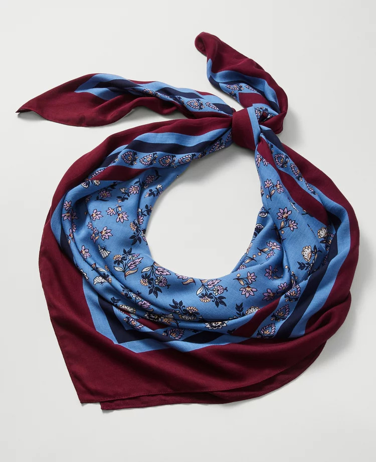 Floral Square Scarf | Ann Taylor