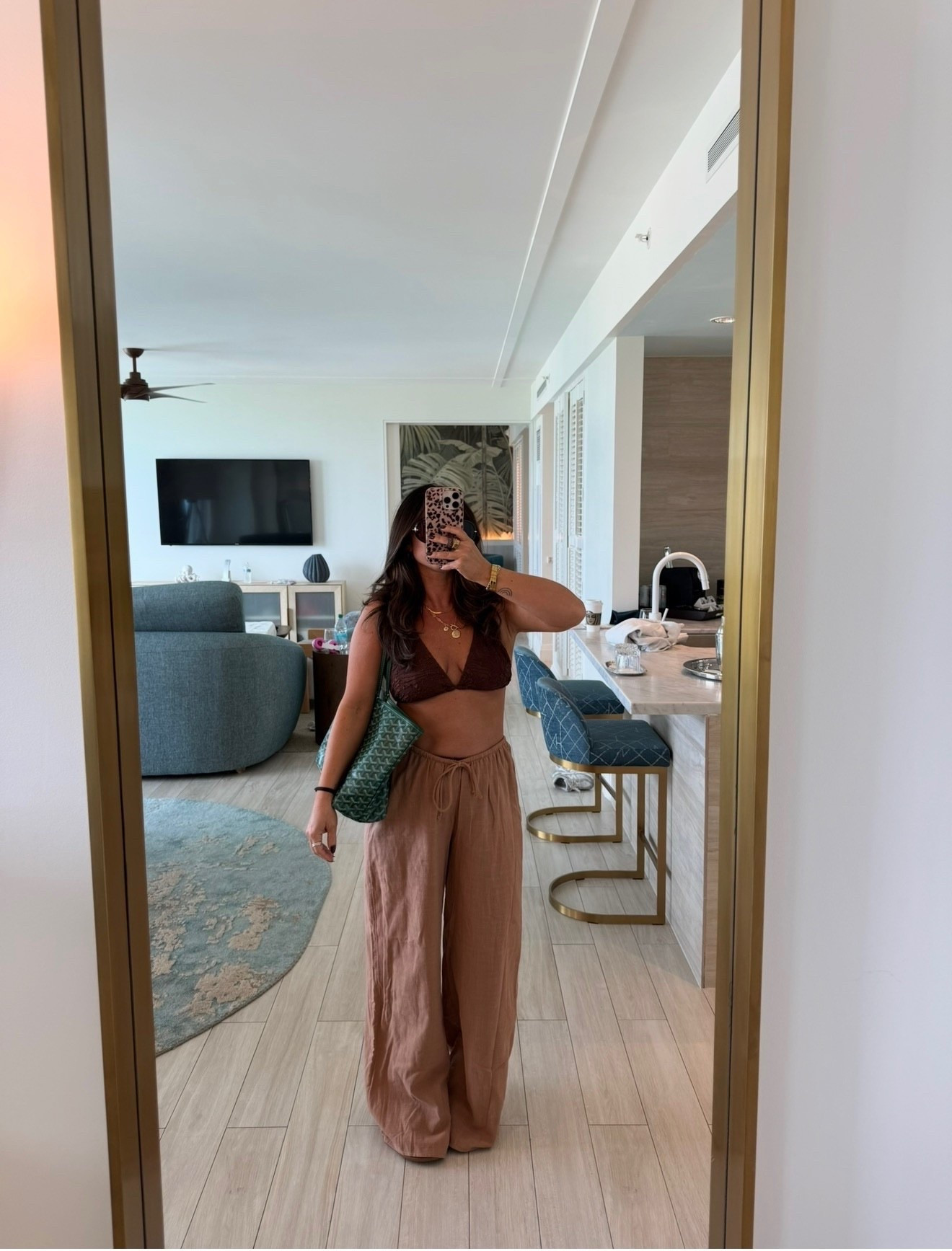 Brown suit and cover up pants 🌤️

#LTKSeasonal #LTKTravel #LTKootd