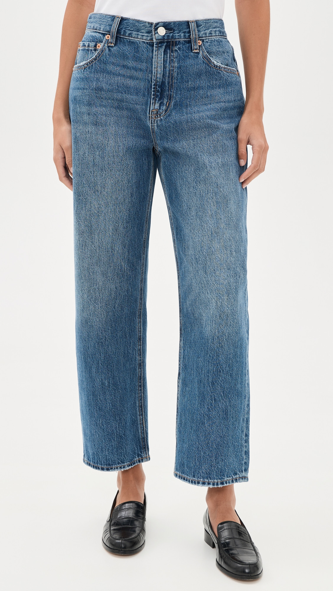 Z Supply Time Off Duty Bowed Ankle Jeans BREAKPOINT 27 | Shopbop
