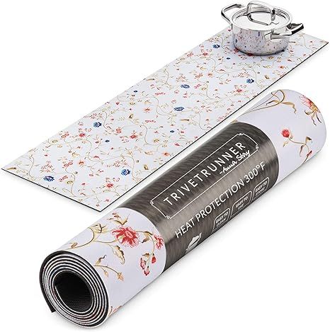 TRIVETRUNNER :Decorative Trivet and Kitchen Table Runners Handles Heat Up to 300F, Anti Slip, Han... | Amazon (US)