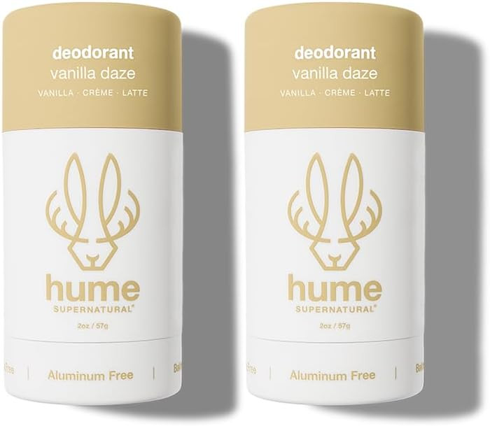 Hume Supernatural Aluminum Free Deodorant for Women & Men - Safe for Sensitive Skin - Probiotic, ... | Amazon (US)