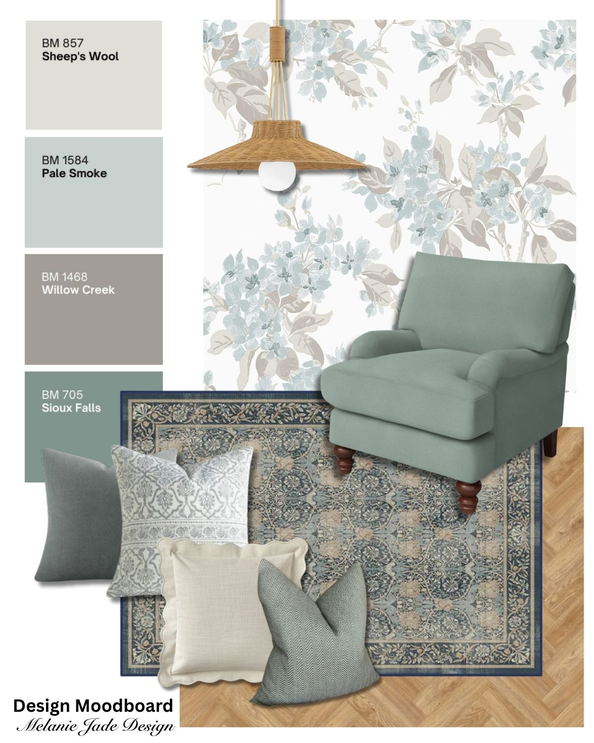 Soft blues (Sioux Falls is in the blue category, I would call it more green!) and taupes for a wonderfully calming living room palette.  

 #LTKhome #LTKstyletip