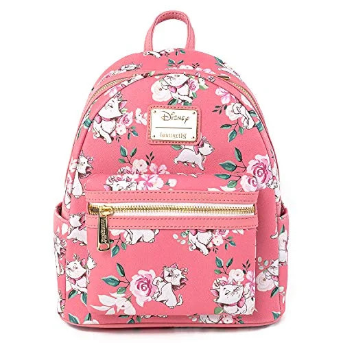 Loungefly Disney The Aristocats Marie Pink Floral Allover-Print Mini Fashion Handbag Backpack WDB... | Walmart (US)