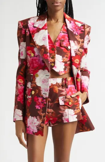 Luna Print Drill Jacket | Nordstrom
